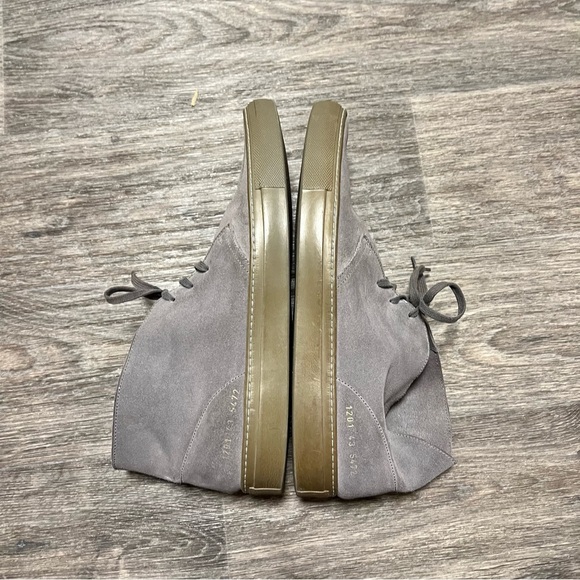 Common Projects suede leather Chukka hightop shoes , grey, size 10US /43 EUR - Picture 13 of 14